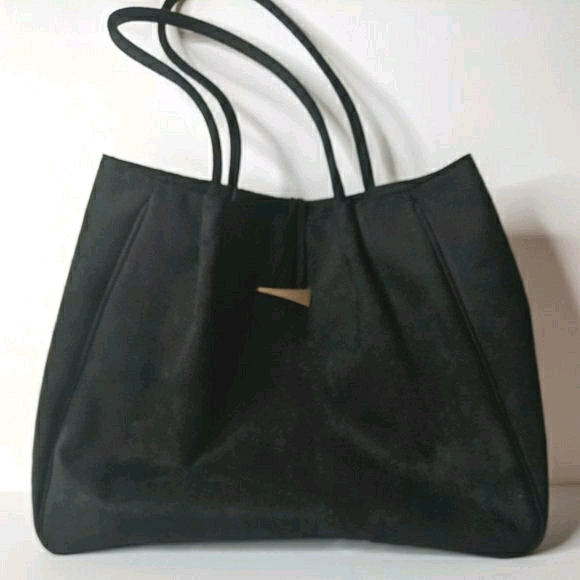 Donna Karan Handbags - Donna Karan Black Vegan Suede Tote